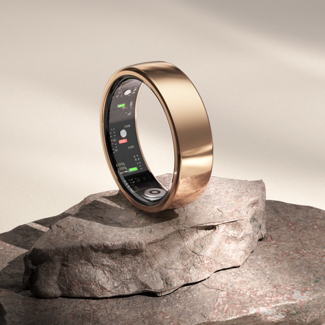 Rose Gold Femometer Ring Air finish
